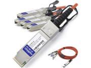 AddOn QSFP 4X10G AOC5M AO 16.40 ft. Network Ethernet Cable