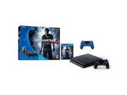 Sony PlayStation 4 500GB Console Uncharted 4 Limited Edition Bundle with Dual Shock 4 Wireless Controller Wave Blue
