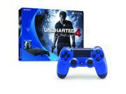 Sony PS4 Slim 500 GB Uncharted 4 bundle Dualshock 4 controller Wave Blue