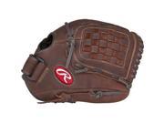Rawlings Sporting Goods Player Preferred Gloves with Basket Web Brown Size 12 Right Hand