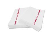 Busboy Guard Antimicrobial Towels White Red 12 x 21 1 4 Fold 150 Carton W923