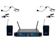 Dual UHF DSP Hybrid Wireless Microphone System Frequency One