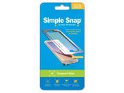 ReVamp Simple Snap Screen Protector Samsung Galaxy S6 Tempered Glass Transparent