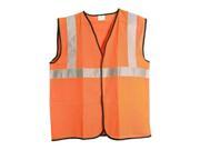 Sas Safety SAS-692-1209 Ansi Class 2 Safety Vest, Orange, Large Sas Safety SAS-692-1209 Ansi Class 2 Safety Vest, Orange, Large