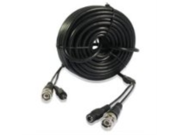 Zmodo Cable W VP1015 15M 50 feet Pre Made Surveillance AWG 24 CCTV BNC Video 5.5mm Power Cable