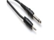 Hosa Cable CMP300 1 8 inch TS to 1 4 Inch TS Adapter Cable 3 Foot