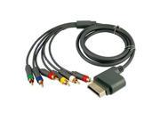 Gold Plated HD TV Component Composite Audio Video AV Cable for Xbox 360