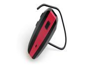 NoiseHush N500 Wireless Bluetooth Headset for iPhone Blackberry HTC Samsung LG Motorola and Nokia Black Hot Pink