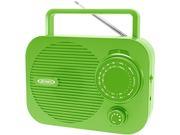 Jensen Mr 550 g Portable AM FM Radio Green
