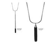 VAS Fire Fork Camping Bar B Que Marshmallow Steel Cooking Fork Extends to 35.5