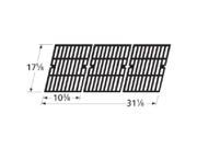 Music City Metals 69763 Gloss Cast Iron Cooking Grid Replacement for Gas Grill Models Kenmore 148.16656010 and Uniflame GBC976W Set of 3