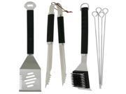 Mr. Bar B Q 02713X Plastic Finger Grip 7 Piece Tool Set