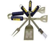 BSI Products Inc. Michigan Wolverines 4 Pc Bbq Set