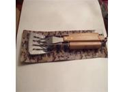 Duck Dynasty 3 Piece BBQ Tool Set with Bamboo Handles by Duck Dynasty