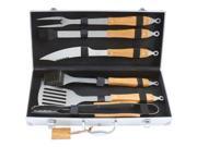 Chefmaster 7pc Stainless Steel Barbeque Tool Set by Chefmaster