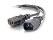 C2G 30824 10FT 250V POWER EXTENSION CABLE IE320C13 TO IEC320C14 BLACK