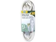Mintcraft Or890609 3 Outlet Office Cord White 9