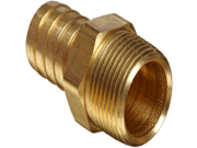 Anderson Metals Brass Hose Fitting Connector 3 8 Barb x 3 4 Male Pipe