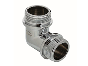 Chrome Plated Brass Male Elbow Pipe Fitting Connection MxM 1 2