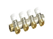 Durable High Quality Brass 4 Sections 3 4 Water Manifold Distributor Luxor