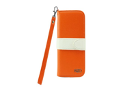 Cellet Neo Diary Wallet Case for Samsung Galaxy S4 Orange Cream
