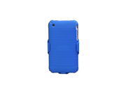 MYBAT IPHONE3GHBHOLSFTTR02NP Shell Holster Combo Case for Samsung Galaxy with Kick Stand and Belt Clip for Apple iPhone 3GS 3G Retail Packaging Blue