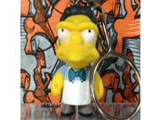 Simpsons Kidrobot Moe 1.5 Vinyl Keychain Opened to Identify Contents of Blind Box
