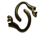 2 Black Earhooks for Motorola H500 H550 H555 H670 H800 H3 H350 Wireless Bluetooth Headset Ear Hook Loop Clip Earhook Hooks Loops Clips Earloop Earclip Earloops