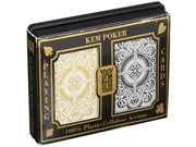 Kem Arrow Wide Standard Index Playing Cards Gold and Black Deck Standard Index Playing Cards