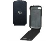 BlackBerry ACC 50707 301 Leather Flip Shell for Rim BlackBerry Q10 Retail Packaging Black