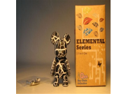 Toy2R Qee 2.5 inch Elemental Series crackle black