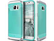 Galaxy S7 Edge Case Caseology® [Wavelength Series] Textured Pattern Grip Cover [Turquoise Mint] [Shock Proof] for Samsung Galaxy S7 Edge 2016 Turquoise Min