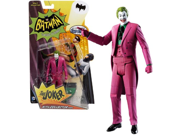 Mattel Year 2013 Batman Classic TV Series 6 Inch Tall Action Figure Set THE JOKER with Display Base and Collector Card