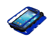 MYBAT TUFF Hybrid Phone Protector Cover for Samsung Galaxy S4 Mini Retail Packaging Titanium Blue Black