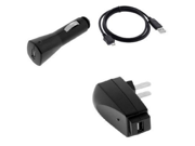 Fosmon USB Data Cable USB Car Charger USB Home Travel Charger for Samsung Google Nexus S
