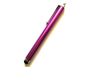 Purple Stylus Soft Touch Pen for Insignia Flex 1O.1 Tablet Android 16GB Metal Black Rubber with a Black Shirt Clip