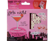 Girls Night Casino Combo Pink Cards Dice