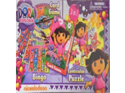 Dora the Explorer 3 in 1 Game Card Game and Puzzle Set by Nickelodeon