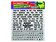 Spherewerx Night of The Living Dead Word Puzzle Magnet Set