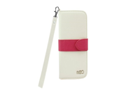 Cellet Neo Diary Wallet Case for Samsung Galaxy S4 Cream Hot Pink