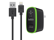Belkin Mixit Home Charger With Lightning Cable For Iphone 5/5s/5c, Ipad 4th Gen And Ipad Mini - Black Belkin Mixit Home Charger With Lightning Cable For Iphone 5/5s/5c, Ipad 4th Gen And Ipad Mini - Black