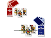 2 x Packs of Dal Negro Baccara Playing Cards Blue and Red