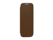 Cellet Arium French Bumper Flip Cover Case for Samsung Galaxy S4 Coffee Brown