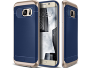 Galaxy S7 Edge Case Caseology® [Wavelength Series] Textured Pattern Grip Cover [Navy Blue] [Shock Proof] for Samsung Galaxy S7 Edge 2016 Navy Blue