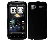 Black Snap On Protector Hard Cover Case for HTC Sensation 4G T Mobile