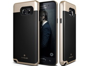 Galaxy Note 5 Case Caseology® [Envoy Series] Premium Leather Bumper Cover [Carbon Fiber Black] [Leather Bound] for Samsung Galaxy Note 5 Carbon Fiber Black