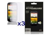 HTC One SV Clear Screen Protector 3 Pack Combo