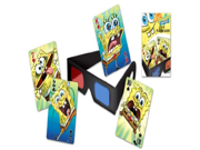 Bicycle SpongeBob Squarepants 3D Playing Cards and 3D Viewing Glasses