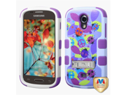 MyBat SAMSUNG T399 Galaxy Light TUFF Hybrid Phone Protector Cover with Stand Retail Packaging Purple