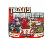 Transformers Robot Heroes Optimus Prime vs Scorponok